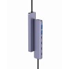 HUB 7 IN 1 10GBS PD 100W ALUMINIU PLATINET HUB 7 IN 1 10GBS PD 100W ALUMINIU PLATINET