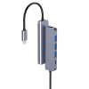 HUB 5 IN 1 USB-C PD 100W ALUMINIU PLATINET HUB 5 IN 1 USB-C PD 100W ALUMINIU PLATINET