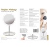 OGLINDA MAKE-UP CU LED 4W PLATINET