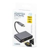 Adaptor tip c - hdmi 4k 30hz si vga (simultan) - soluție compactă