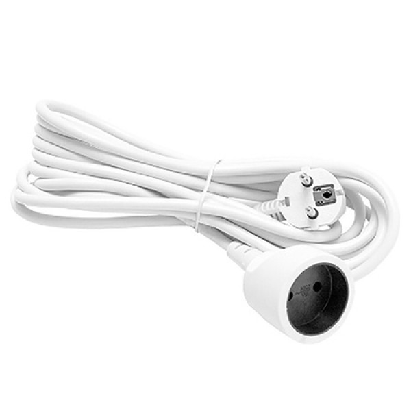 CABLU PRELUNGITOR ALB PRIZA SCHUKO 3 M PLATINET CABLU PRELUNGITOR ALB PRIZA SCHUKO 3 M PLATINET