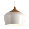 LUSTRA ALBA LEMN E27 35X26 CM PLATINET