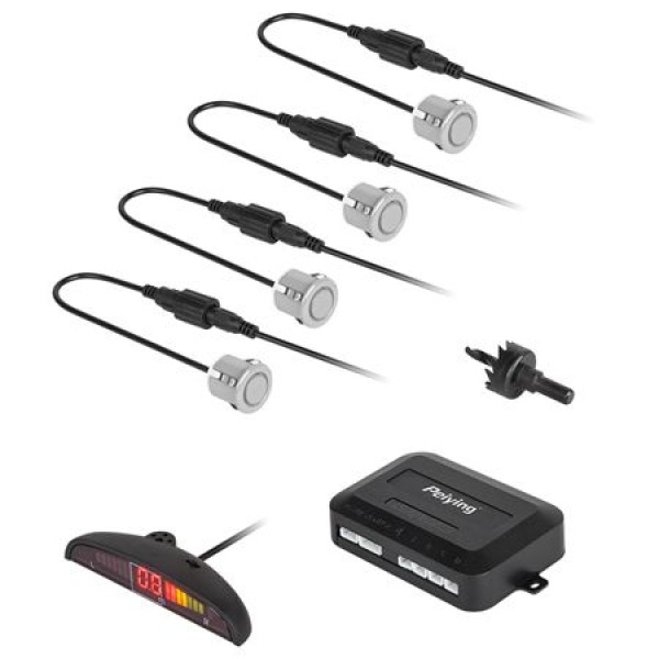 SISTEM PARCARE DISPLAY LED 4 SENZORI ARGINTII SISTEM PARCARE DISPLAY LED 4 SENZORI ARGINTII
