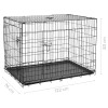 Tarc metalic pentru câini rebel animals 122x76x83 cm, pliabil, uși cu încuietori