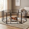 Tarc modular pentru câini 8 panouri 80x60 cm rebel anim, construcție solidă
