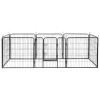 Tarc modular pentru câini rebel anim 80x80 cm, construcție solidă, extensibil