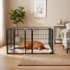 Tarc modular pentru câini rebel anim 80x80 cm, construcție solidă, extensibil