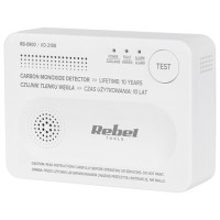 DETECTOR SENZOR MONOXID DE CARBON REBEL