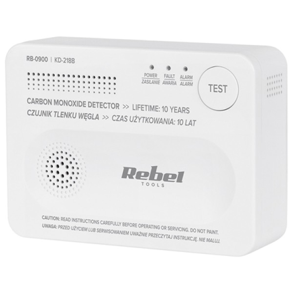 DETECTOR SENZOR MONOXID DE CARBON REBEL DETECTOR SENZOR MONOXID DE CARBON REBEL