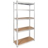RAFT METALIC 5 POLITE MDF 180X90X40 REBEL RAFT METALIC 5 POLITE MDF 180X90X40 REBEL