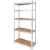 RAFT METALIC 5 POLITE MDF 180X90X40 REBEL RAFT METALIC 5 POLITE MDF 180X90X40 REBEL