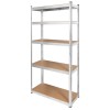 RAFT METALIC 5 POLITE 750KG MDF 180X90X40 REBEL