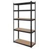 RAFT METALIC 5 POLITE 750KG MDF 180X90X40 NEGRU REBEL