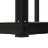 RAFT METALIC 5 POLITE 750KG MDF 180X90X40 NEGRU REBEL