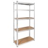 RAFT METALIC 5 POLITE 750KG MDF 180X90X40 REBEL