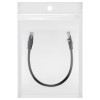 CABLU PATCHCORD UTP CAT6 0.25M NEGRU REBEL