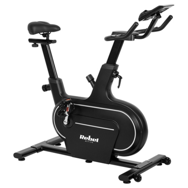 Bicicletă spinning rebel active cu afișaj lcd și regulări ergonomice Bicicletă spinning rebel active cu afișaj lcd și regulări ergonomice