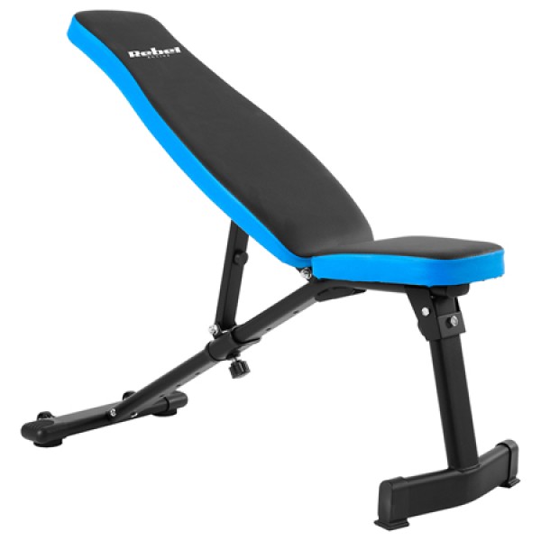 Bancă de antrenament inclinat rebel active, 170 kg, oțel, piele sintetică