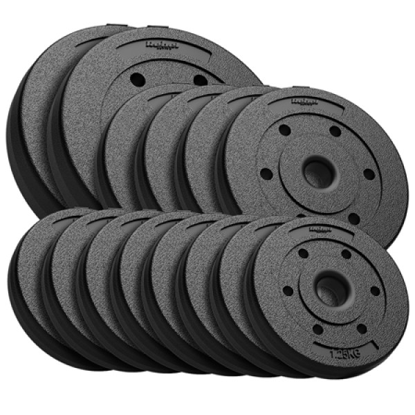 Set greutăți compozit 30 kg rebel active cu 14 discuri pentru antrenament