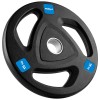 Discuri greutate fonta cauciucată set 2 x 15 kg rebel acti