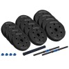 Halteră reglabilă cu conector 2 x 10 kg rebel active pentru bodybuilding Halteră reglabilă cu conector 2 x 10 kg rebel active pentru bodybuilding