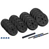 Halteră reglaabilă rebel active 2 x 15 kg cu conector și greutăți variate Halteră reglaabilă rebel active 2 x 15 kg cu conector și greutăți variate
