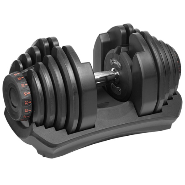 Gantera din fonta reglabila automata 40 kg rebel active – 17 configuratii disponibile