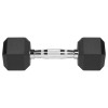 Gantere dumbbell hex 2x4kg ganter cu acoperire din cauciuc pentru bodybuilding