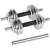 Ganterele reglabile rebel active 15kg cu valiza pentru bodybuilding