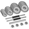 Gantere regenable cu valiza total 30kg rebel active - set complet pentru bodybuilding