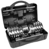 Gantere regenable cu valiza total 30kg rebel active - set complet pentru bodybuilding