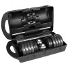 Gantere reglabile 15kg cu valiza rebel active pentru bodybuilding