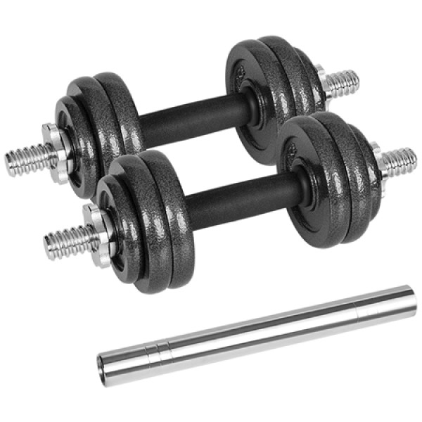 Gantere reglabile 15kg cu valiza rebel active pentru bodybuilding