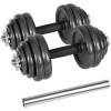 Gantare reglabile cu valiza 30kg rebel active - greutăți diverse pentru bodybuilding