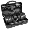 Gantare reglabile cu valiza 30kg rebel active - greutăți diverse pentru bodybuilding