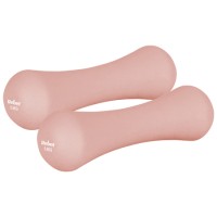 Ganteră neopren 0.5 kg rebel active - set 2 priese pentru bodybuilding
