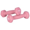 Ganteră fontă neopren hex 2 x 0.5kg rebel active pentru bodybuilding