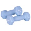 Gantă fontă învelis neopren hex 2 x 1kg rebel active pentru bodybuilding