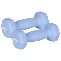 Gantă fontă învelis neopren hex 2 x 1kg rebel active pentru bodybuilding