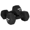 Gantă fontă cu înveliș neopren hex 2 x 10kg rebel active pentru bodybuilding