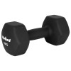 Gantă fontă cu înveliș neopren hex 2 x 10kg rebel active pentru bodybuilding