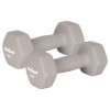 Ganteră neopren hexagonală 2 x 4 kg rebel active pentru bodybuilding