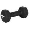 Ganteră neagră cu înveliș din neopren rebel active 2 x 5 kg