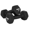Ganteră neopren hexagonală 2 x 6kg rebel active pentru bodybuilding