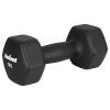 Ganteră fontă înveliș neopren hex 2 x 7kg rebel active pentru bodybuilding
