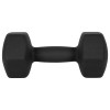 Ganteră din fontă cu înveliș din neopren hex 2 x 9kg rebel active