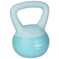 Kettlebell 4 kg rebel active din pvc și cauciuc pentru bodybuilding