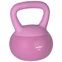 Kettlebell 6 kg rebel active din pvc și cauciuc pentru bodybuilding