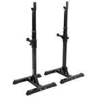 Suport haltere bară olimpică reglabil rebel active - 200 kg, otel, 105-160 cm