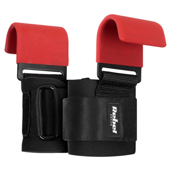 Set 2 cârlige ridicare greutăți rebel active - fier, neopren, velcro Set 2 cârlige ridicare greutăți rebel active - fier, neopren, velcro